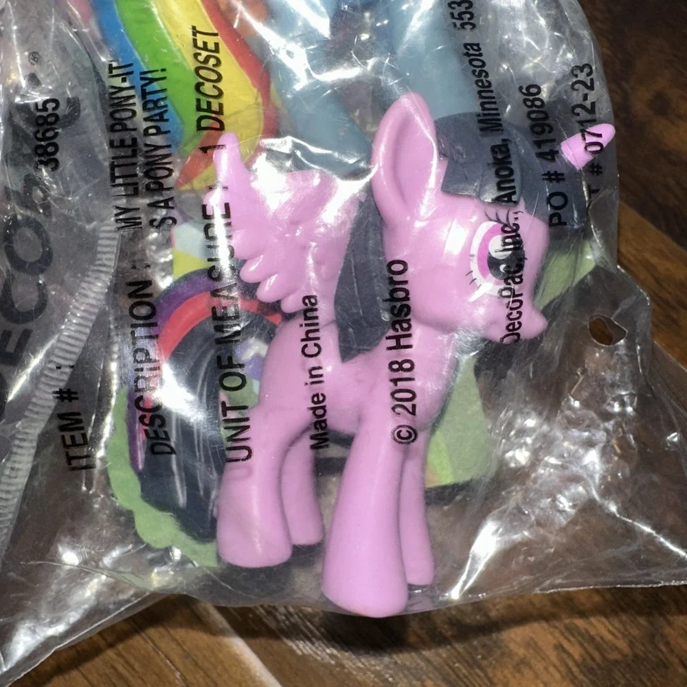 My Little Pony Party DecoSet Cake Topper Rainbow Dash Pinkie Pie 2018‎ Hasbro